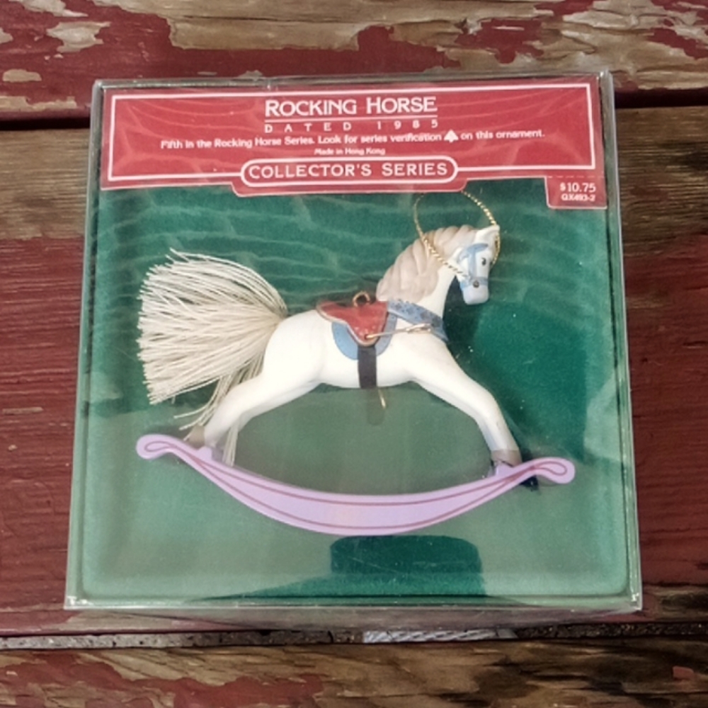 Rocking horse 1987 new old stock in box - never displayed
